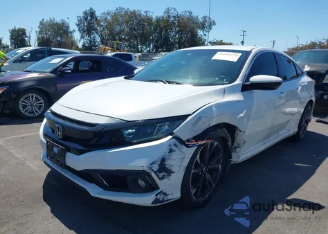 2020 Honda Civic Sport from USA, damaged, VIN 19XFC2F87LE203490